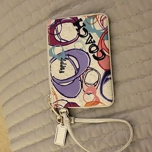 Coach Poppy Wristlet